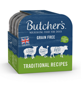 Butcher's Dog Original hovězí/krůt/jehn vanička 4x150g