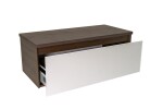 Koupelnová skříňka s krycí deskou Naturel Monza 99x30x45 cm ořech mat MONZA100WN MONZA100WN