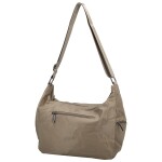 Trendy dámská textilní crossbody kabelka Coveri Iballa, béžová