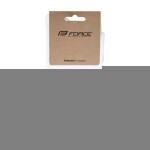 Ponožky FORCE SMACK, bílé (barva bílá velikost L/XL)