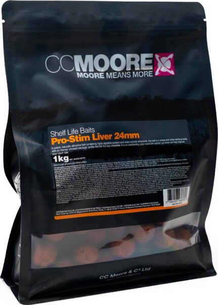 CC Moore Boilie Pro-Stim Liver 1kg - 24mm,CC Moore Boilie Pro-Stim Liver 1kg - 24mm