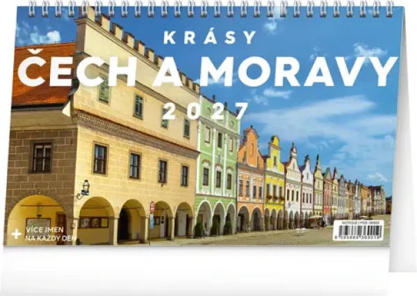 Notique Krásy Čech a Moravy 2027 / Stolní kalendář / 53 fotografií / 23,1 × 14,5 cm