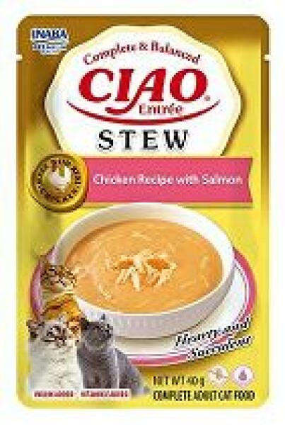 Churu Cat Entrée Stew Chicken Recipe with Salmon 40g