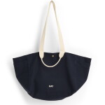 HAY Bavlněná taška Weekend Bag S Midnight Blue, modrá barva, textil