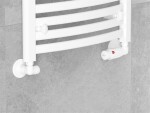 MEXEN/S - G00 termostatická souprava pro radiátor + krycí rozeta R, bílá W903-900-904-20