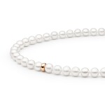 Perlový náhrdelník Francesca - stříbro 925/1000, 40 cm Bílá