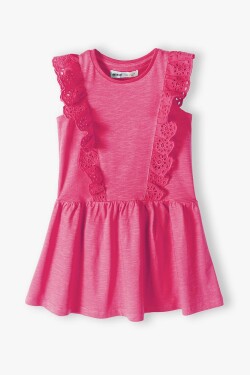 Šaty dívčí volánkové, Minoti, 14dress 2, Holka - 86/92 | 18-24m