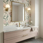 REA - Umyvadlová baterie Lungo Stripe Brush Gold Low REA-B8050