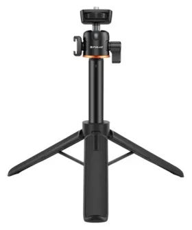 Puluz PU732B černá / Stativ se selfie tyčí / výška 20,5–55,2 cm / závit 1/4” / hliníková slitina, nylon (PU732B)