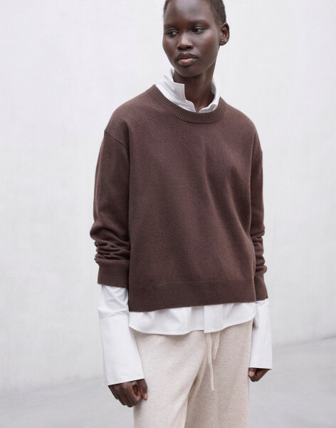 ECOALF Cosmos Sweater Dark Chocolate M