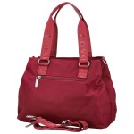 Stylová dámská nylonová kabelka do ruky Elke, červená