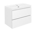 Koupelnová skříňka s umyvadlem SAT B-Way 59x50x45 cm bílá lesk BWAY260WU4 BWAY260WU4