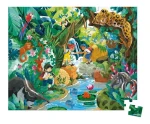 JANOD Puzzle v kufříku Dobrodružství v džungli