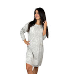 HOSH Mikinové šaty ADORE Velikost: UNI, Barva: Béžová