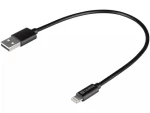 Sandberg USBLightning MFI 0.2m černá / nabíjecí kabel USB-C na Lightning