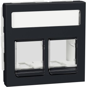 Schneider Electric NU942254 datová zásuvka (š x v x h) 45 x 45 x 27 mm 1 ks antracitová
