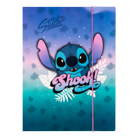 Colorino školní desky s gumičkou Stitch 2, A4, karton - 12ks
