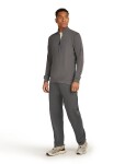 ICEBREAKER Mens Mer 260 Waffle Knit Wander LS Half Zip, Obsidian (vzorek) velikost: M