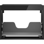 MEXEN - Box-A skříňka pro umyvadlo 60, 1 šuplík, černá lesk 91AX0-0600-470-1-70