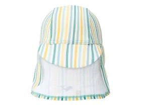 Little Dutch Plážová kšiltovka s ochranou krku Stripes Multicolor vel. 2 (CL25038858LD)