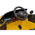 Mamido Elektrické autíčko Porsche Spyder RS 718 lakované žluté