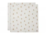 Jollein Pleny zavinovací 2 ks 115x115 cm Teddy Bear (535-852-66095)