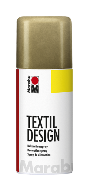 Barva na textil ve spreji Marabu Textil Design spray 150 ml - zlatá metalická 784