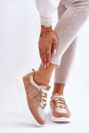 Dámská sportovní obuv na platformě Béžove Aisha 37