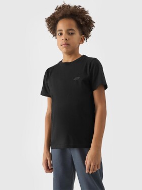 Chlapecké hladké tričko 4F černé