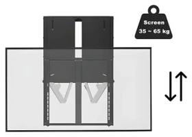 VivoLink FlexiLift Wall Mount černá / nástěnný držák pro TV / 200x200 mm / 65"-86" / až do 65 kg (VLMW-FLEXI-M)