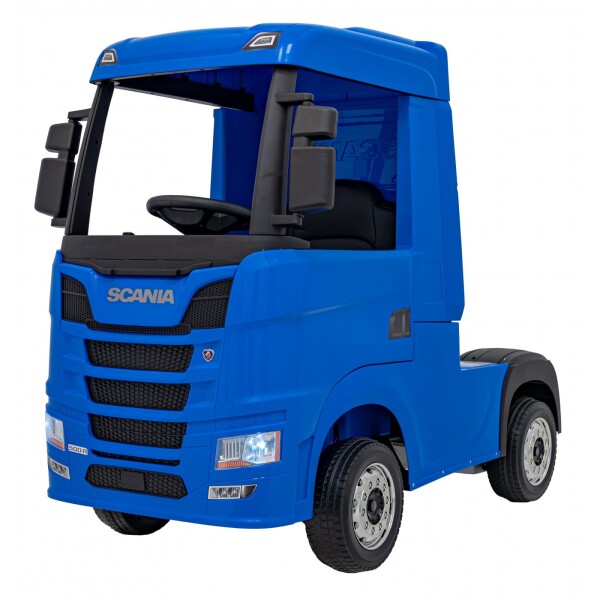 Mamido Elektrický kamion Scania R-SERIE 4x4 modrý