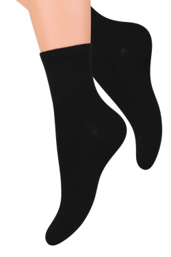 Dámské ponožky 037 black - Steven černá 38/40