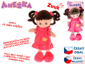 Panenka Anežka brunetka 36 cm