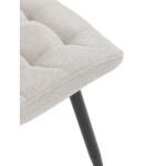 Jídelní židle, béžová, látka, HC-462 BG2