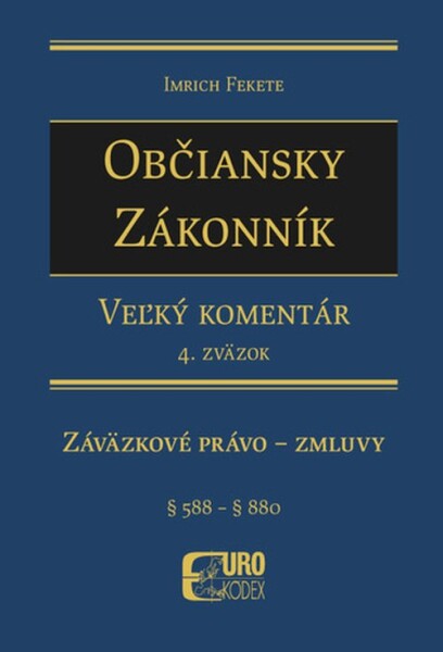 Občiansky zákonník Záväzkové právo zmluvy