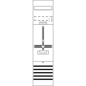 Striebel & John 2CPX054148R9999 DF17C1 pole counter vestavné Počet modulů (šířka) = 12 Počet řádků = 1 Obsah 1 ks