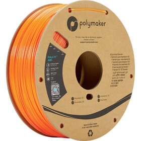 Polymaker PE01009 PolyLite vlákno pro 3D tiskárny ABS plast Bez zápachu 1.75 mm 1000 g oranžová 1 ks