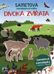 Sametová samolepková knížka Divoká zvířata