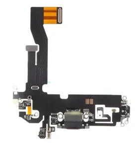 IPhone LCD iPhone 12/12 Pro černá / Flex kabel s dobíjecím konektorem (57983103992)