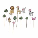 Dortisimo Zápich do dortu Džungle (12 ks)