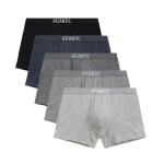 Pánské boxerky 5 pack 011 mix - Atlantic vícebarevná L