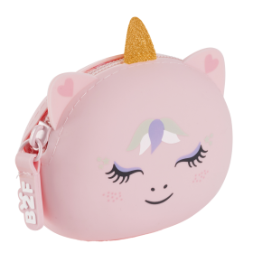 Miquelrius B2F - peněženka se zipem Puppies to go, jednorožec, sv. růžová