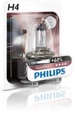 Philips Vision Plus 12342VPB1 H4 P43t-38 12V 60/55W