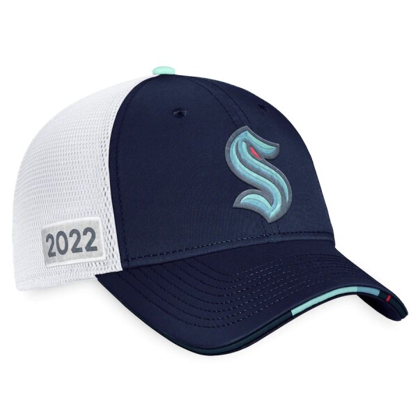 Fanatics Pánská kšiltovka Seattle Kraken NHL 2022 Draft Authentic Pro On Stage Trucker Adjustable