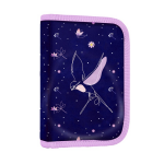 Školní penál 1-patrový prázdný KARTON P+P, 2 chlopně - Flowers