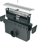 MIDAS A - Usazovací nádrž/box s plastovou mříží B125 (12,5t) p6471
