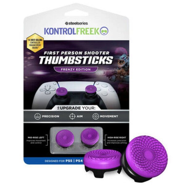 SteelSeries Kontrolfreek FPS Frenzy fialová / Tlačítka pro PS5 ovladač (6100-PS5)