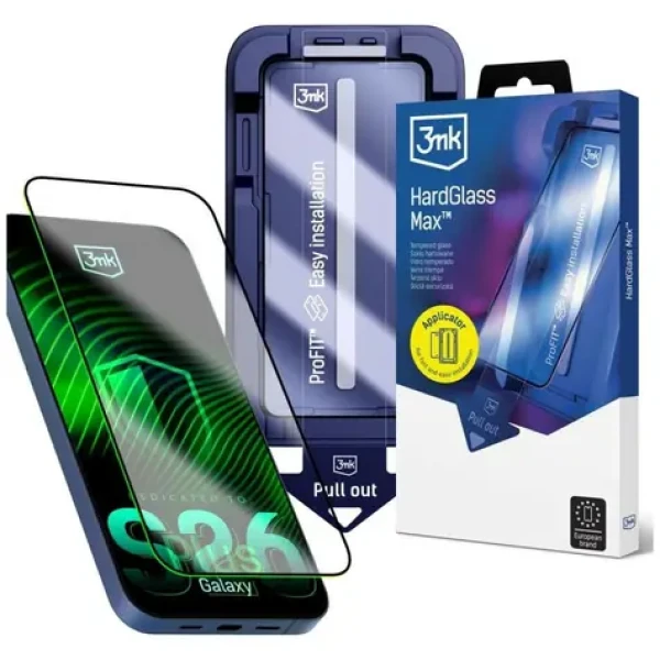 3mk HardGlass Max FrameFit pro Samsung Galaxy S26+ / Ochranné sklo / 9H / 0,33 mm (5903108743983)