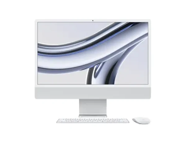 Apple iMac 24 4.5K M3 (2023) stříbrná / 24" / Apple M3 / 8GB / 512GB SSD / Apple 10-core / macOS (MQRK3CZ/A)