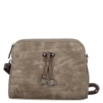 Stylová dámská crossbody kabelka Nikola, béžovo-šedá
